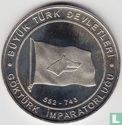 Turquie 1 kurus 2015 "Göktürk Khanate" - Image 2