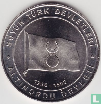 Turkije 1 kurus 2015 "The Golden Horde State" - Afbeelding 2
