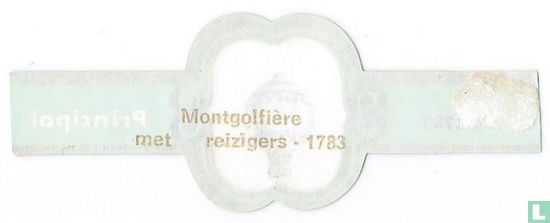 Montgolfière mit Reisenden-1783 - Bild 2