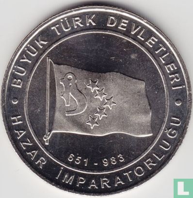 Turkije 1 kurus 2015 "The Khazar Empire" - Afbeelding 2