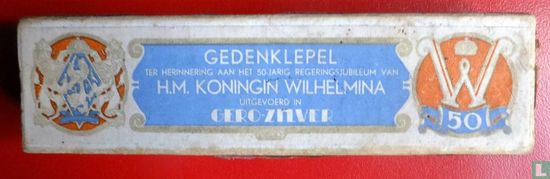 Gedenklepel Wilhelmina, regeringsjubileum 50 jaar - Image 1