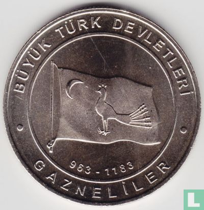 Turkije 1 kurus 2015 "Ghaznavids"  - Afbeelding 2