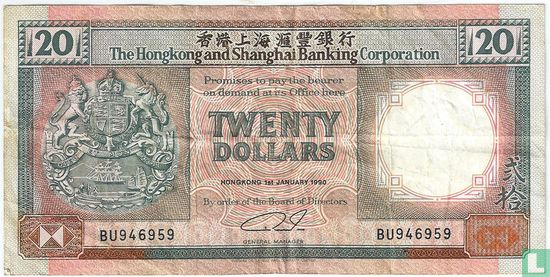 Hong Kong 20 Dollar - Image 1