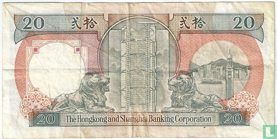 Hong Kong 20 Dollar - Bild 2