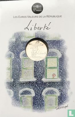 Frankrijk 10 euro 2014 (folder) "Liberty - Winter" - Afbeelding 1