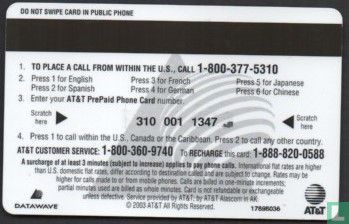 AT&T PrePaid Phone Card - Image 2