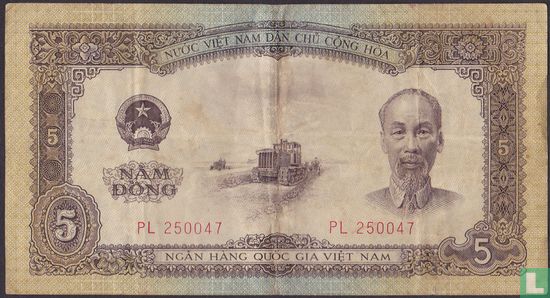 Vietnam 5 dong 1958 - Image 1