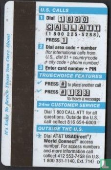 AT&T True Choice Calling Card - Afbeelding 2
