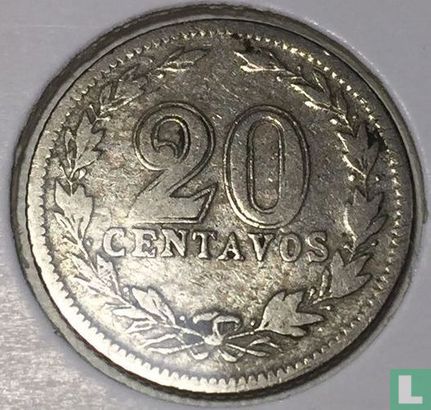 Argentinië 20 centavos 1906 - Afbeelding 2