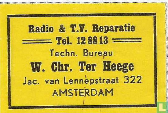 Radio & T.V, reparatie W.Chr. Ter Heege