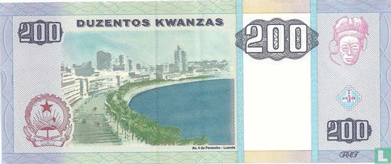 Angola 200 Kwanzas 2011 - Bild 2