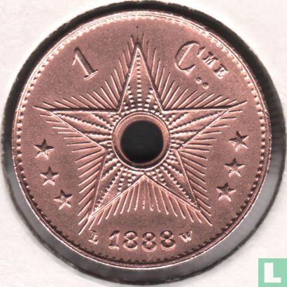 Congo Free State 1 centime 1888 - Image 1