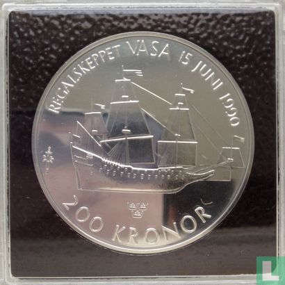 Suède 200 kronor 1990 (BE) "Reopening of the Regalskeppet VASA Museum" - Image 1