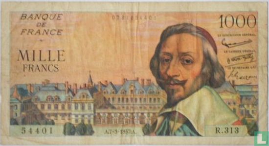 France 1000 Francs - Image 1