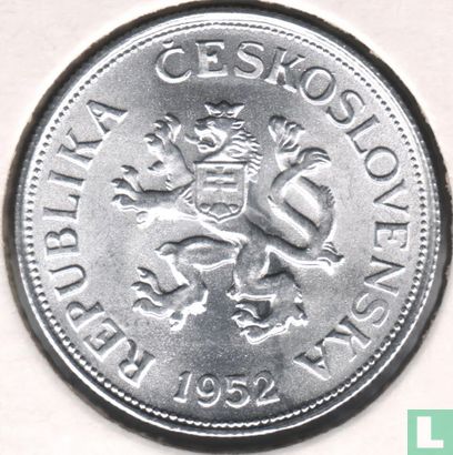 Tchécoslovaquie 5 korun 1952 - Image 1