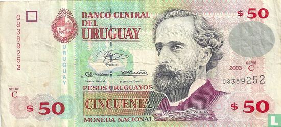 URUGUAY 50 Pesos uruguayos  - Bild 1