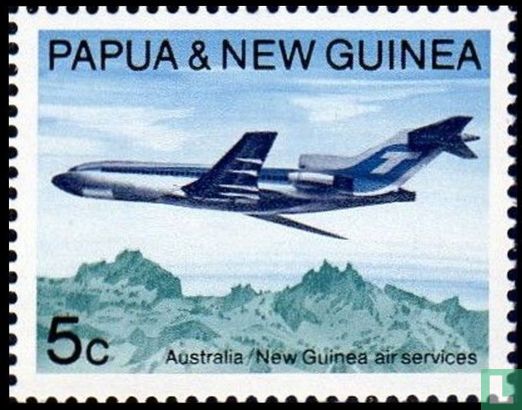 25 jaar luchtverbinding tussen Australië en Nieuw-Guinea