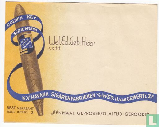 Golden Key - seriemerk - Van Gemert Sigaren - Image 1