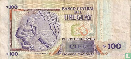 URUGUAY 100 Pesos Uruguayos - Image 2