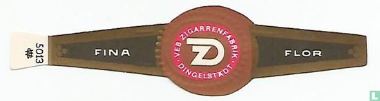 Veb Zigarrenfabrik ZD Dingelstädt - Fina - Flor - Bild 1