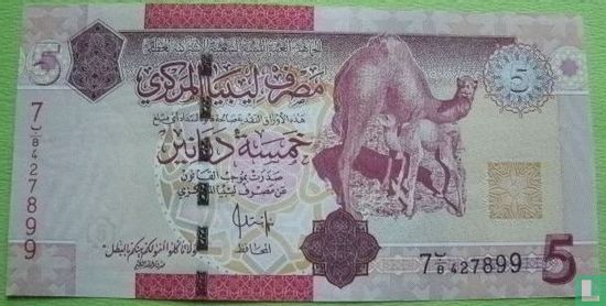 Libye 5 Dinars 2009 - Image 1