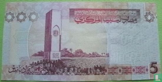Libye 5 Dinars 2009 - Image 2