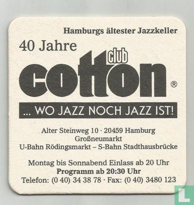 Hamburgs ältester Jazzkeller 40 Jahre cotton club® - Image 1