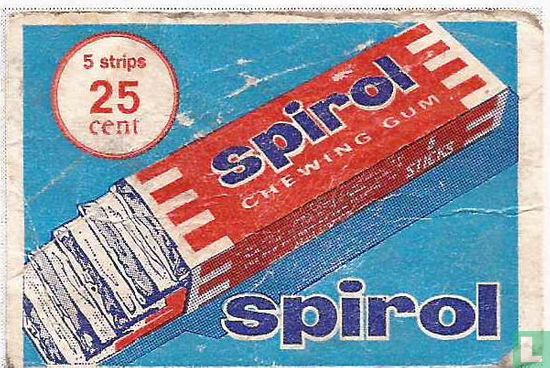 Spirol chewing gum