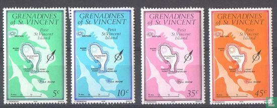 Karte Petit St. Vincent