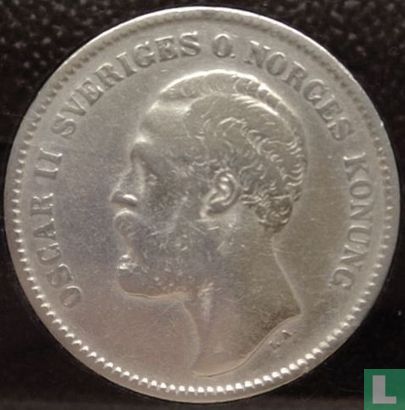 Zweden 2 kronor 1878 (Type 1) - Afbeelding 2