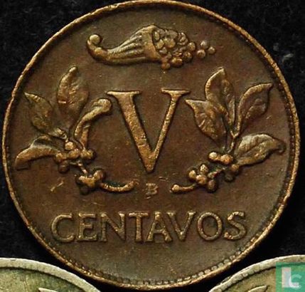 Kolumbien 5 Centavo 1943 (mit B) - Bild 2