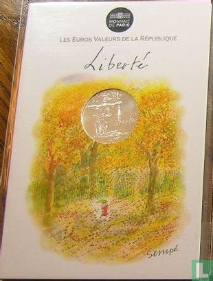 Frankrijk 10 euro 2014 (folder) "Liberty - Autumn" - Afbeelding 1