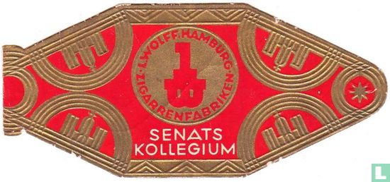 L. Wolff Hamburg Zigarrenfabriken Senats Kollegium - Afbeelding 1