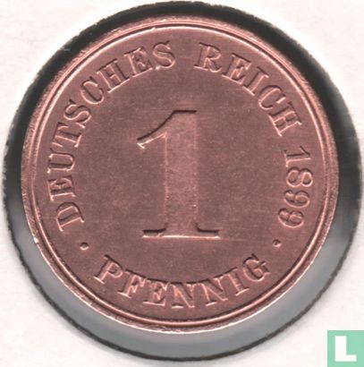 German Empire 1 pfennig 1899 (A) - Image 1