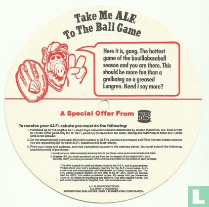Take Me, ALF, to the Ballgame - Afbeelding 2