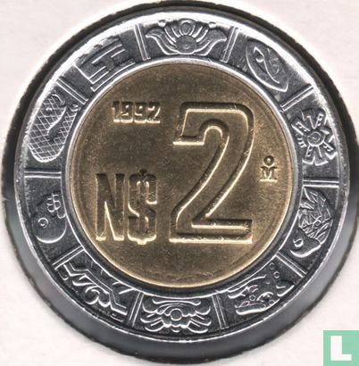 Mexico 2 nuevo pesos 1992 - Image 1