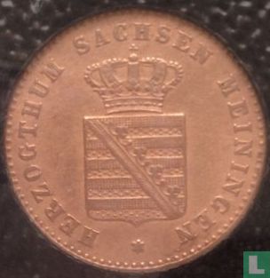 Saksen-Meiningen 2 pfennige 1866 - Afbeelding 2