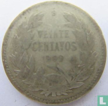 Chili 20 centavos 1909 - Afbeelding 1