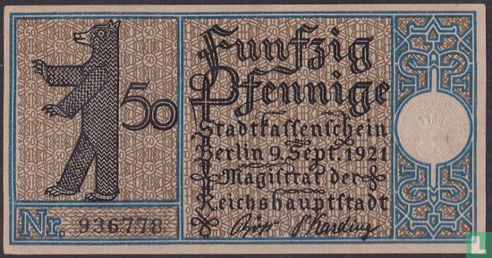 Berlin, Stadt 50 Pfennige 1921 (District 11) - Image 1