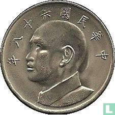 Taiwan 5 yuan 1979 (year 68) - Image 1