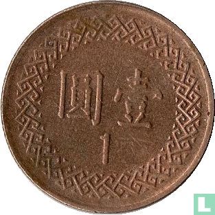 Taiwan 1 yuan 1993 (jaar 82) - Afbeelding 2