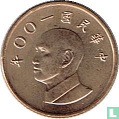 Taiwan 1 yuan 2011 (jaar 100) - Afbeelding 1