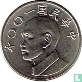 Taiwan 5 yuan 2011 (year 100) - Image 1