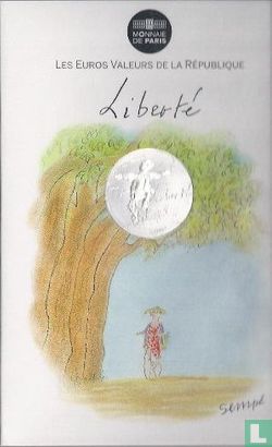 Frankrijk 10 euro 2014 (folder) "Liberty - Spring" - Afbeelding 1