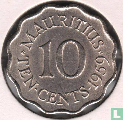 Mauritius 10 Cent 1959 - Bild 1