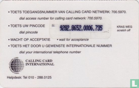 Internationale Telefoonkaart - Bild 2