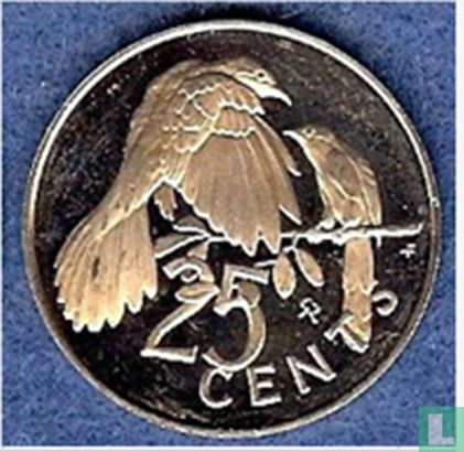 Britse Maagdeneilanden 25 cents 1984 (PROOF) - Afbeelding 2
