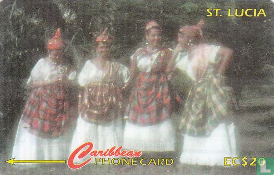 Woman of Saint Lucia and their national wear - Image 1