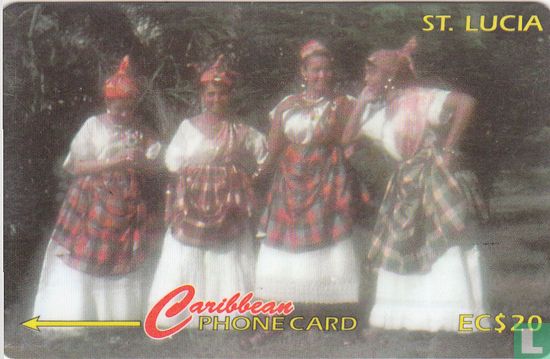 Woman of Saint Lucia in their national wear - Image 1
