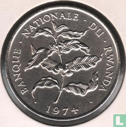 Rwanda 10 francs 1974 - Image 1
